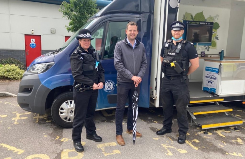Paul With Police Officers